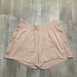 Adidas Women's Athletic Shorts in Light Pink